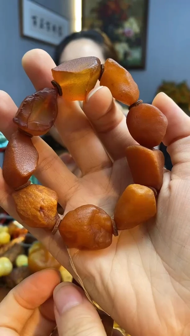 未镶嵌琥珀手串手串