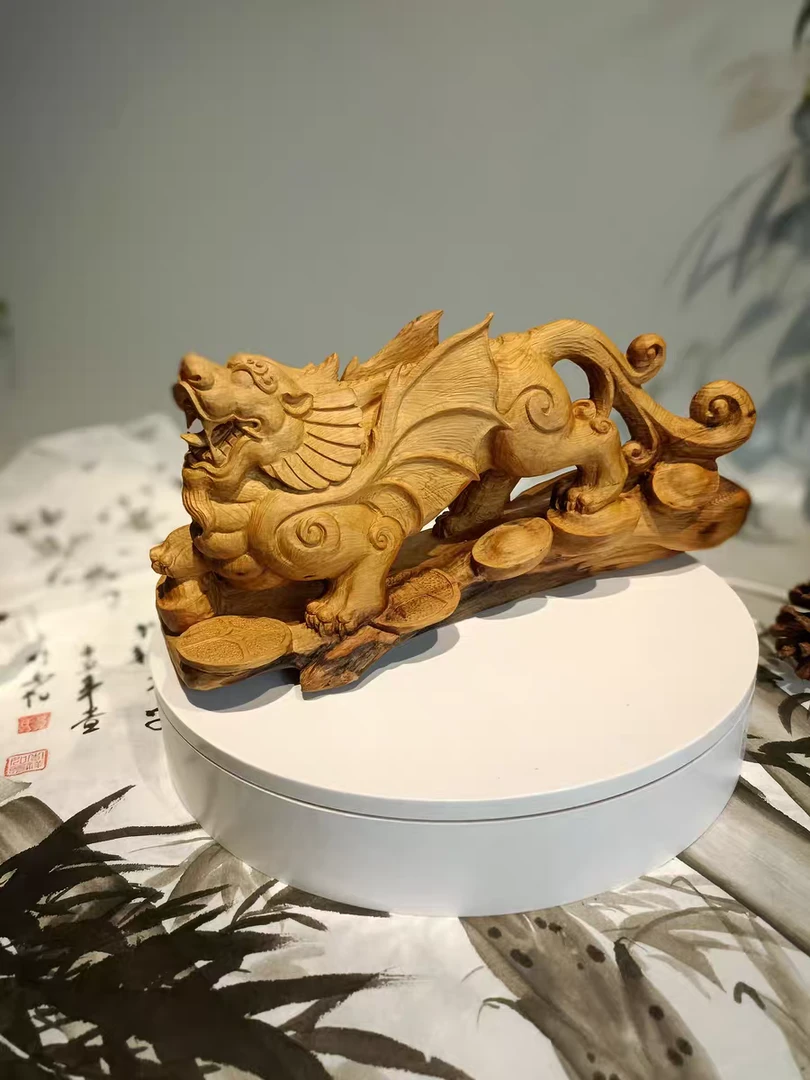 崖柏木手工雕刻创意工艺礼品居家办公室摆件