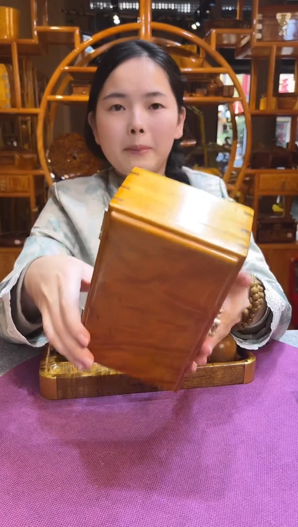 金丝楠水波茶杯垫