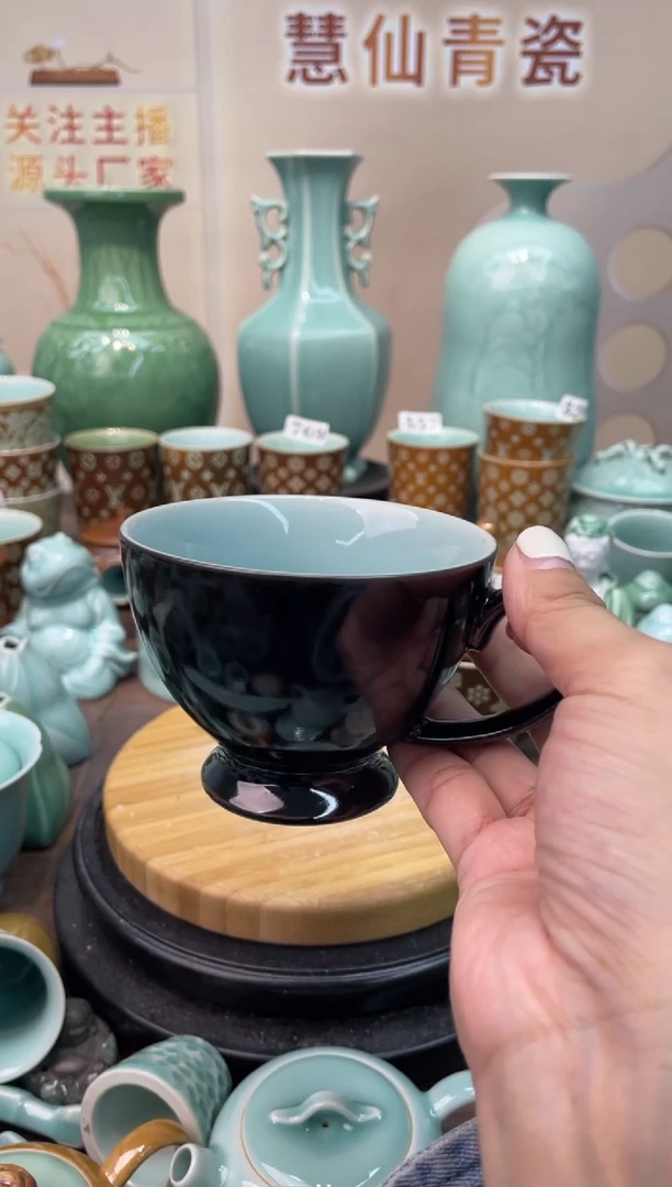 瓷微瑕  慧仙青瓷 龙泉青瓷大促