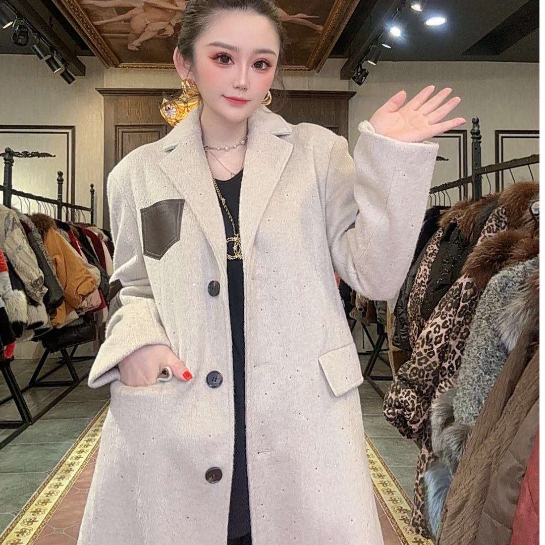 【DCP•Flagship store】85187 新款时尚毛呢外套