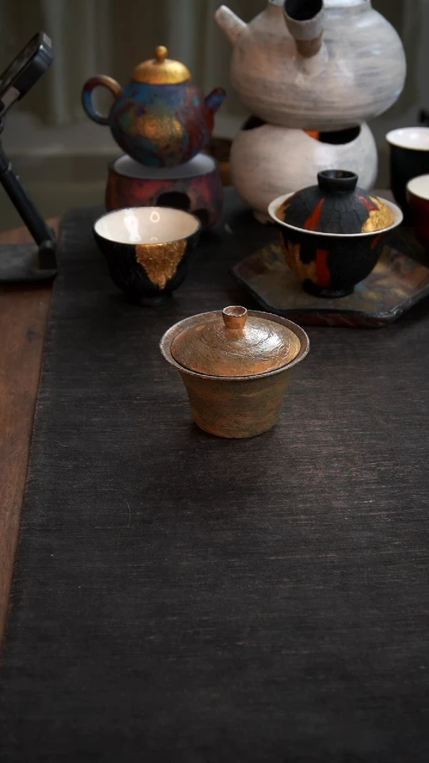 【闪购商品】其他粉引盖碗959小康茶器