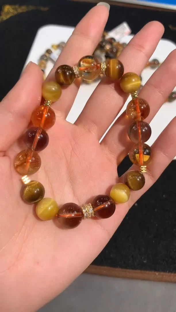 【闪购商品】水晶手链未镶嵌1号金霸单圈