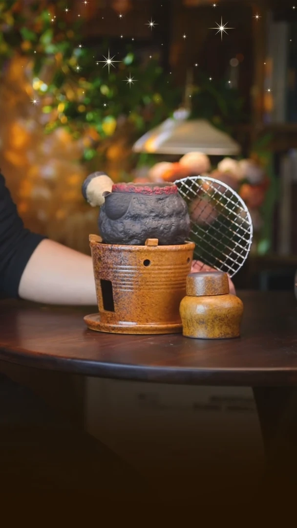 【闪购商品】玄铁罐罐壶+大圆底炉+灯罐+烤网