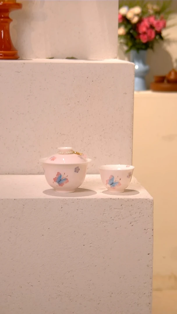 盖碗+茶杯 哈哈哈哈