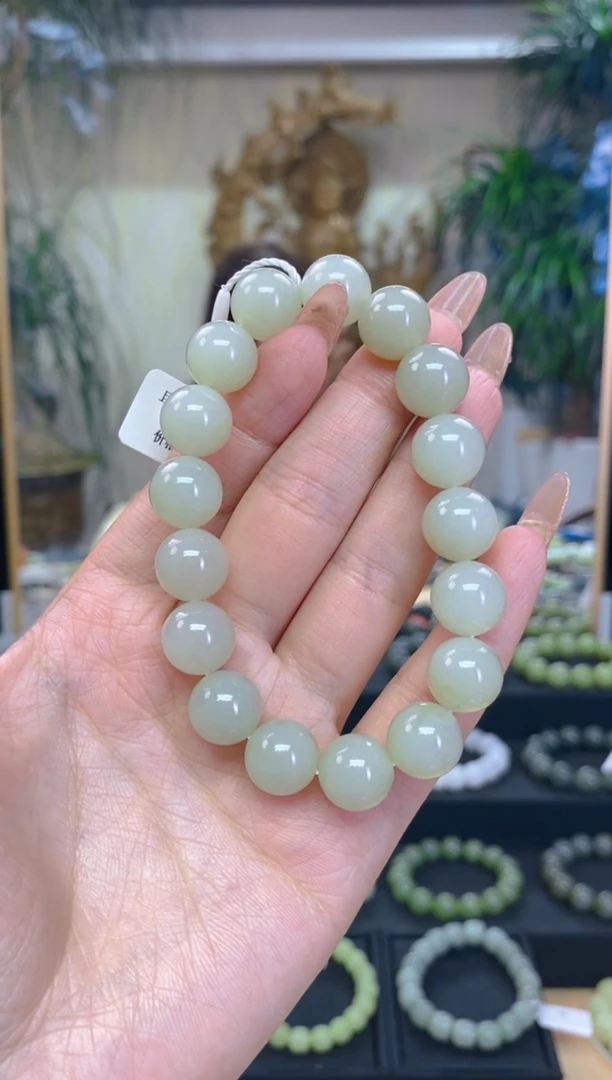 未镶嵌手串和田玉卡12
