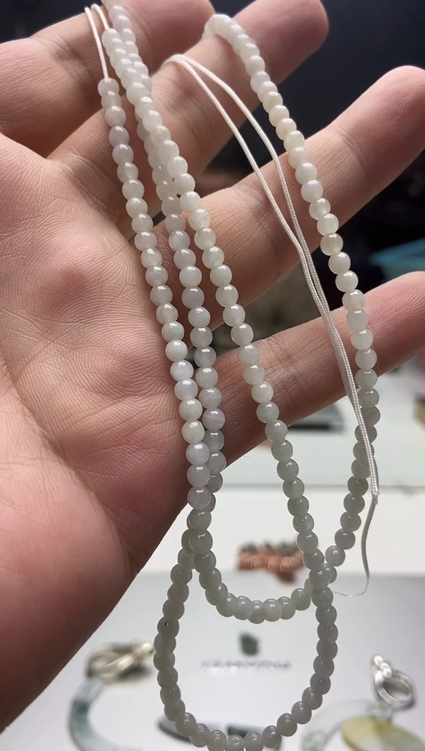 颈饰未镶嵌翡翠珠链