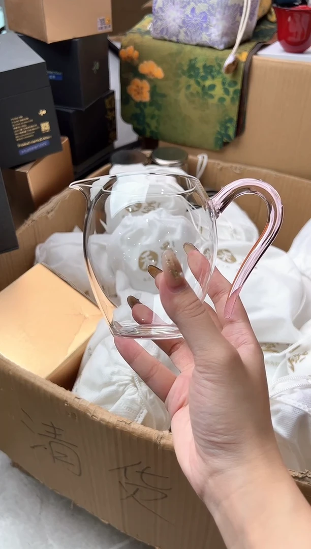 禾墨 清雅茶海 浅粉色