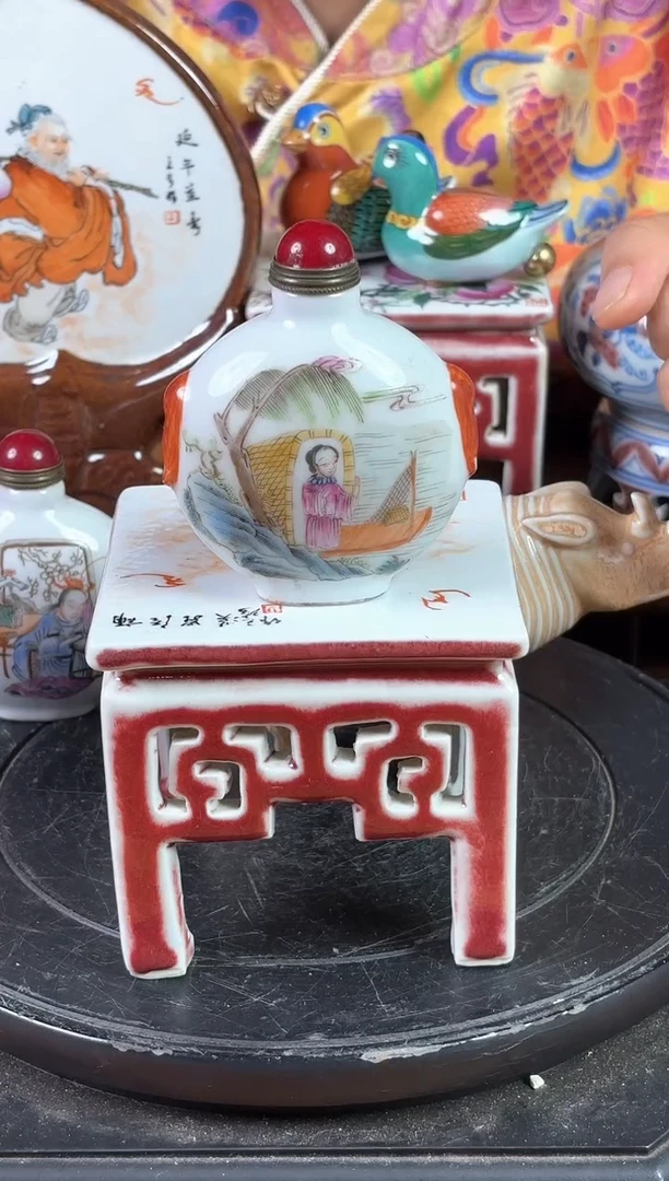 摆件景德镇陶瓷仿古摆件N
