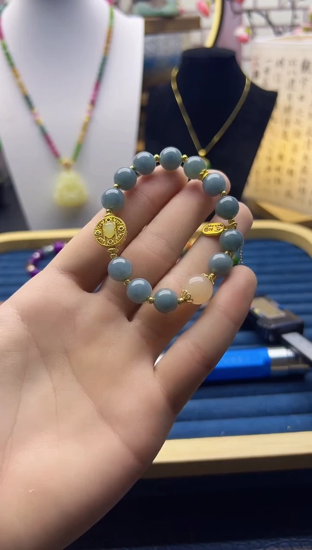 【闪购商品】翡翠戒指14K金镶嵌S15