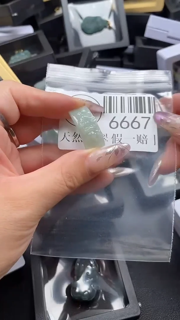 吊坠(不含链)未镶嵌翡翠6667