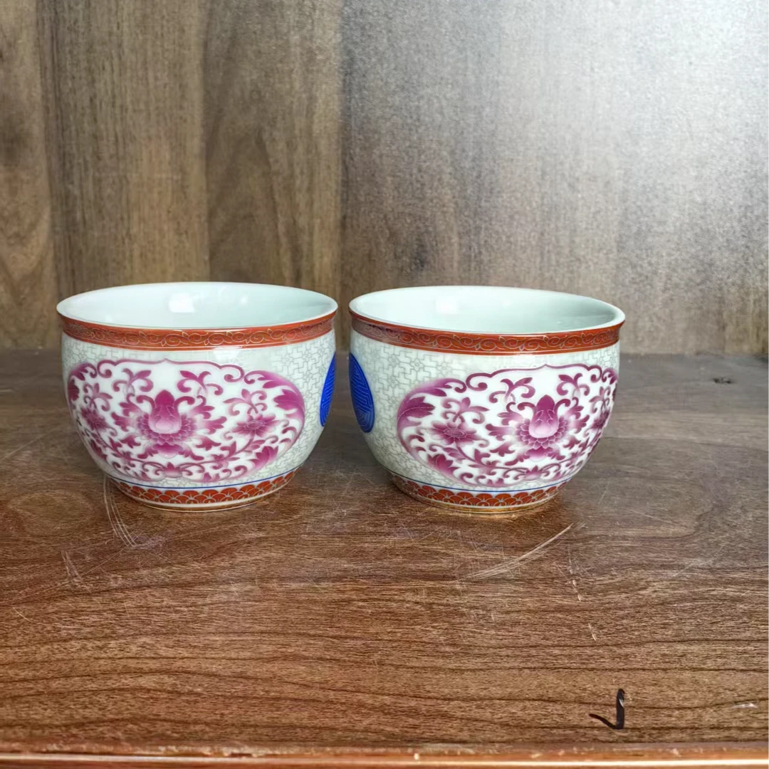 A220景德镇制陶瓷主人杯 一对