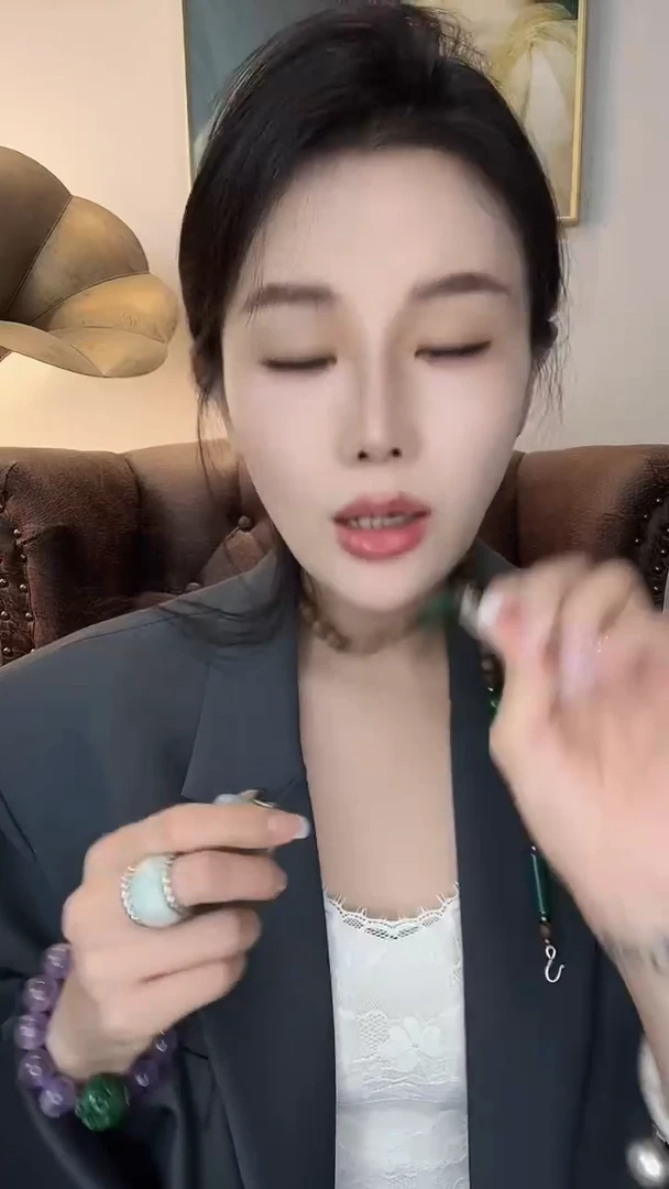 颈饰未镶嵌翡翠安*翡翠E024