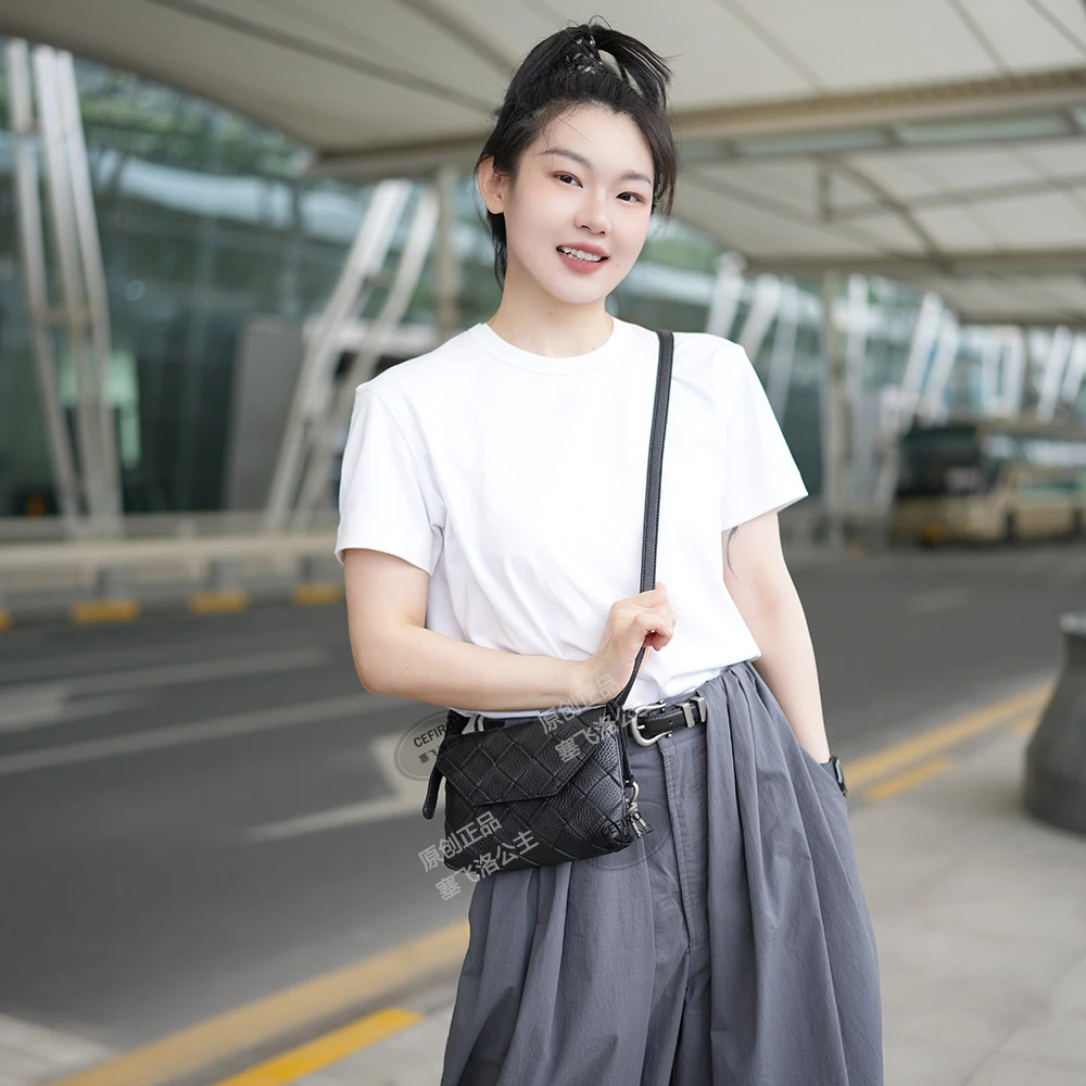 【CEFIRO · CiCi】春夏新款高档洋气男女同款编织斜跨包 WGG-1WA975