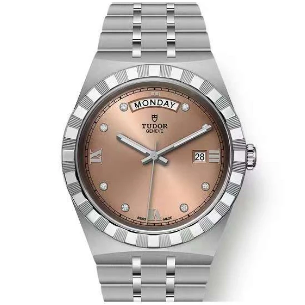 99新 TUDOR/帝舵 皇家系列/28600/鲑粉/41mm/公价27400