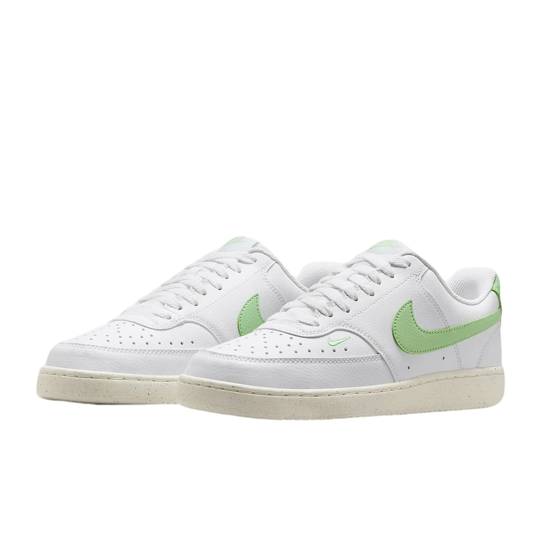 NIKE/耐克官方女子白绿court borough流光风潮流板鞋-FV9952-104