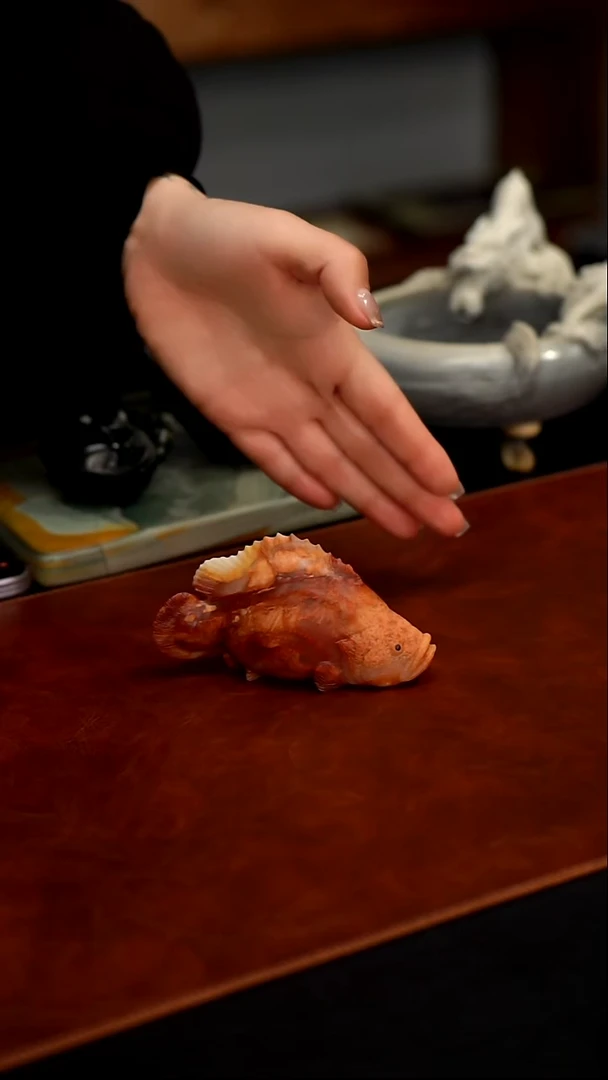 天然原石精品鳜鱼