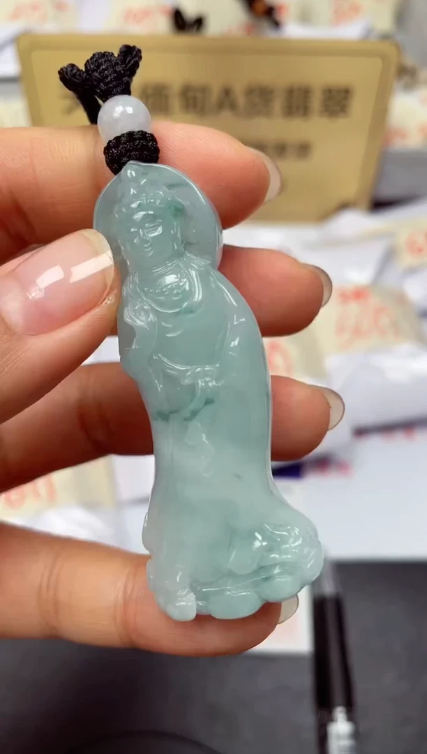 颈饰未镶嵌翡翠天然缅甸A货翡翠