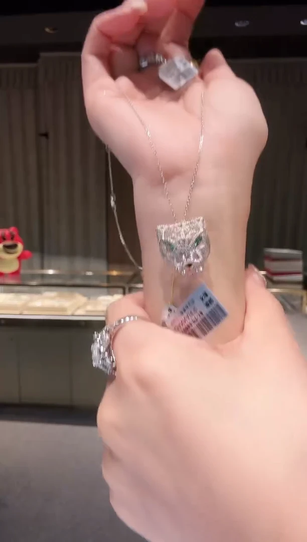 铂Pt950镶嵌项链钻石AY0400-PT-45