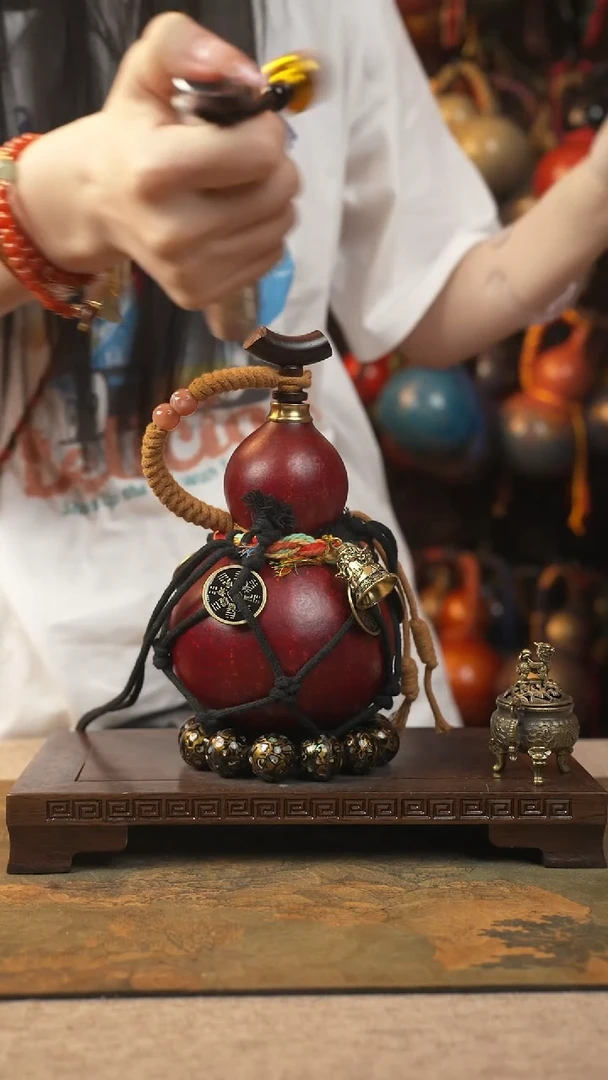 253大漆一物一拍记葫堂出品【不带手串】