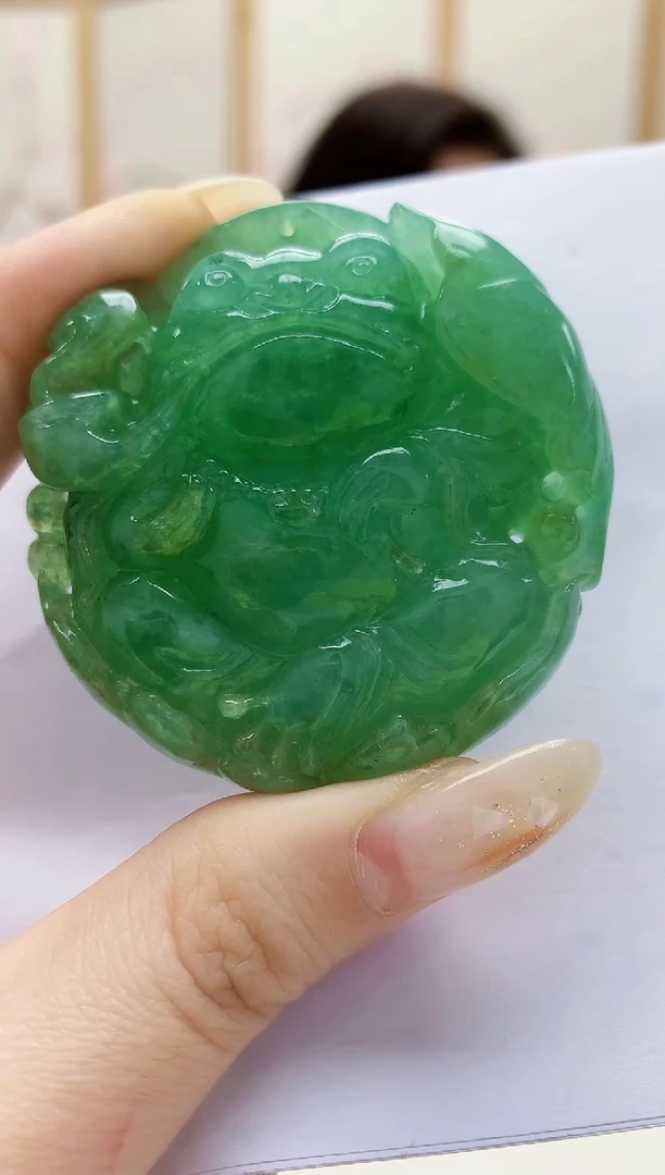 未镶嵌定制翡翠4829jw-毛货挂件197