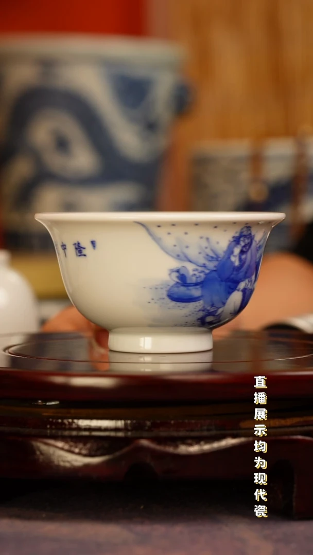 景德镇手工手绘陶瓷杯