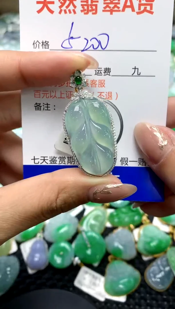 【闪购商品】翡翠颈饰18K金镶嵌111111111