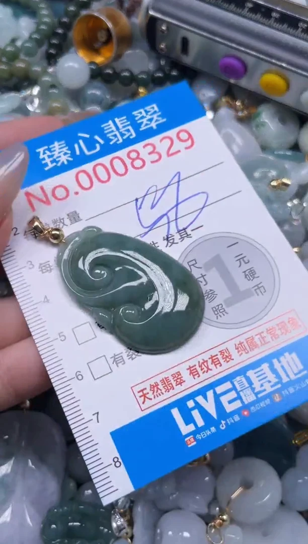 颈饰未镶嵌翡翠8329