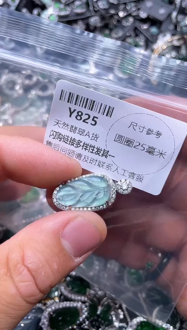 【闪购商品】翡翠颈饰未镶嵌Y825吊坠