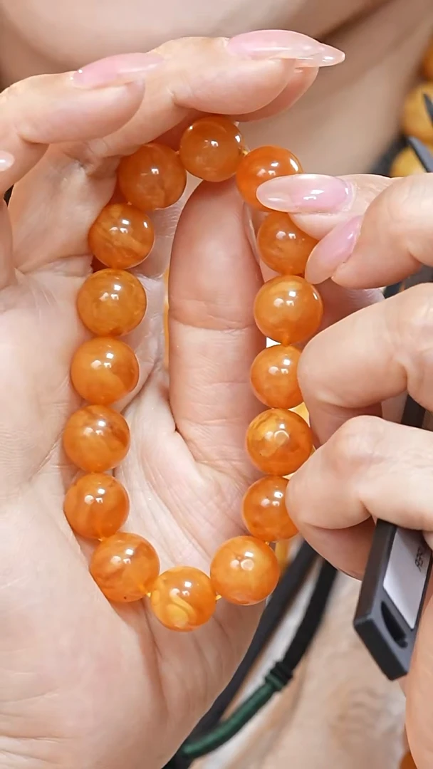 蜜蜡颈饰未镶嵌6836天然蜜蜡珠宝奇石云端妖孽全部保真
