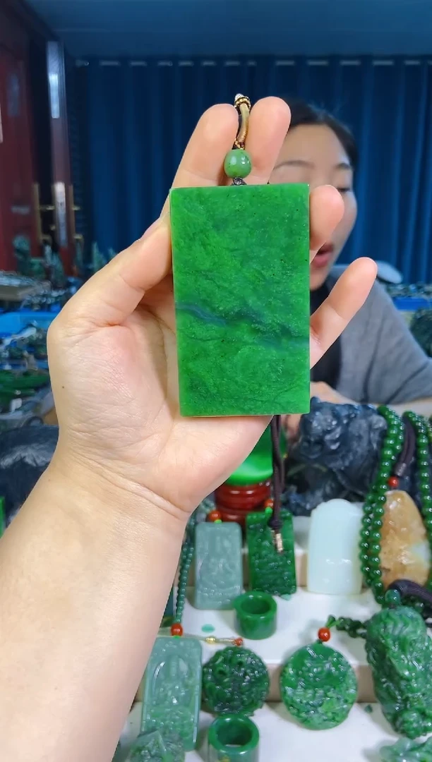 和田玉未镶嵌挂件1