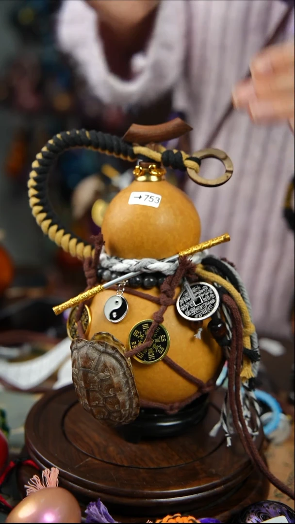 753号500ml左右非遗大漆酒葫芦原皮