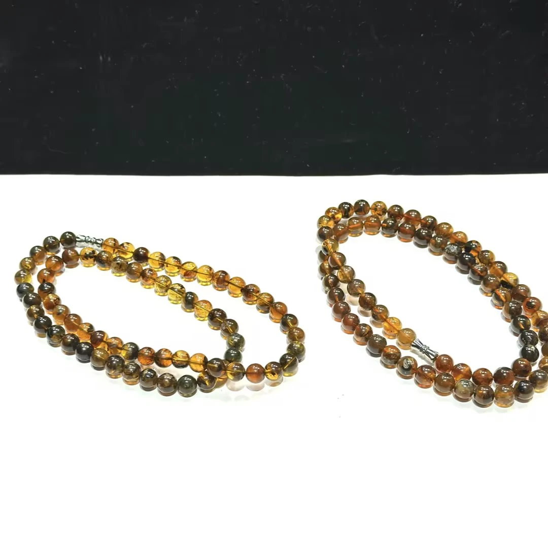 【ZX】琥珀项链-约8mm（多样性发其一）