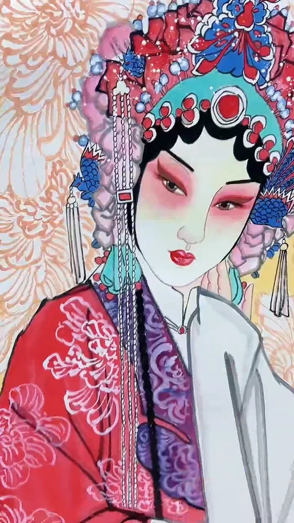 【闪购商品】绘画柳晓叶绘画8平尺戏曲人物