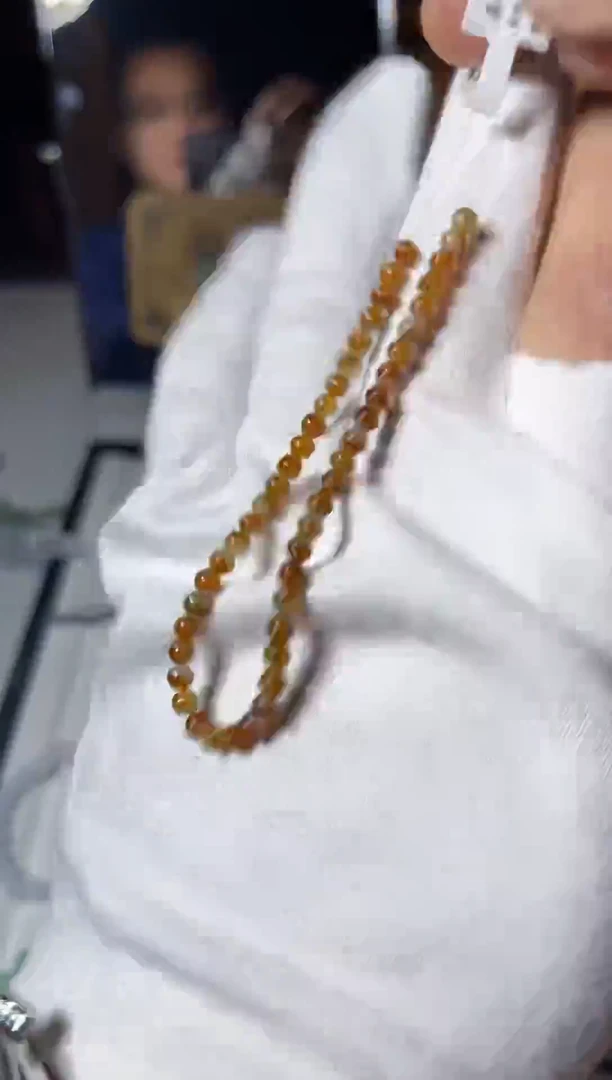 散珠翡翠翡翠手串卡3+