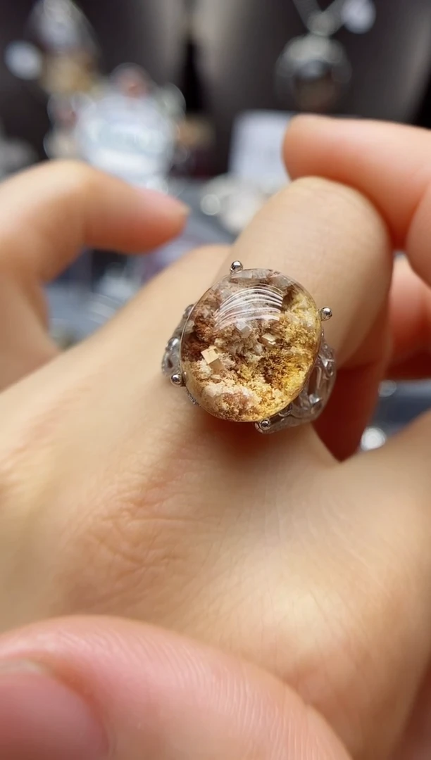 银S925镶嵌珠宝半成品水晶用****6定制定制