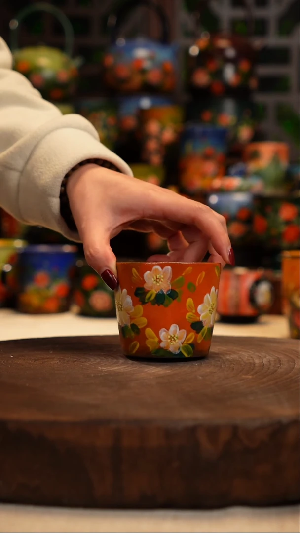 油画   釉下彩   杯子