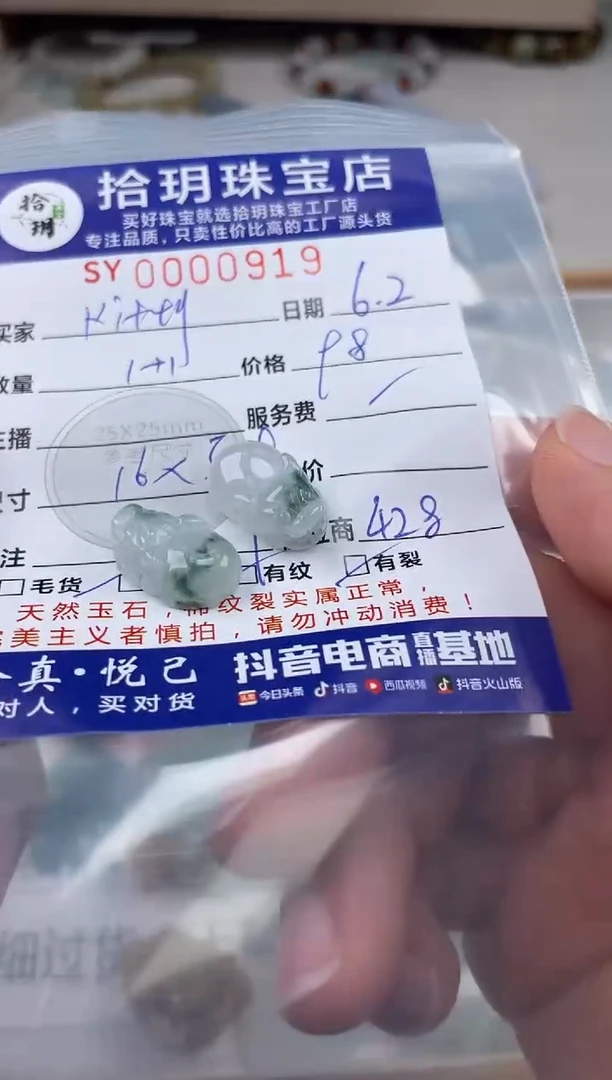 翡翠未镶嵌颈饰翡翠挂件貔貅919
