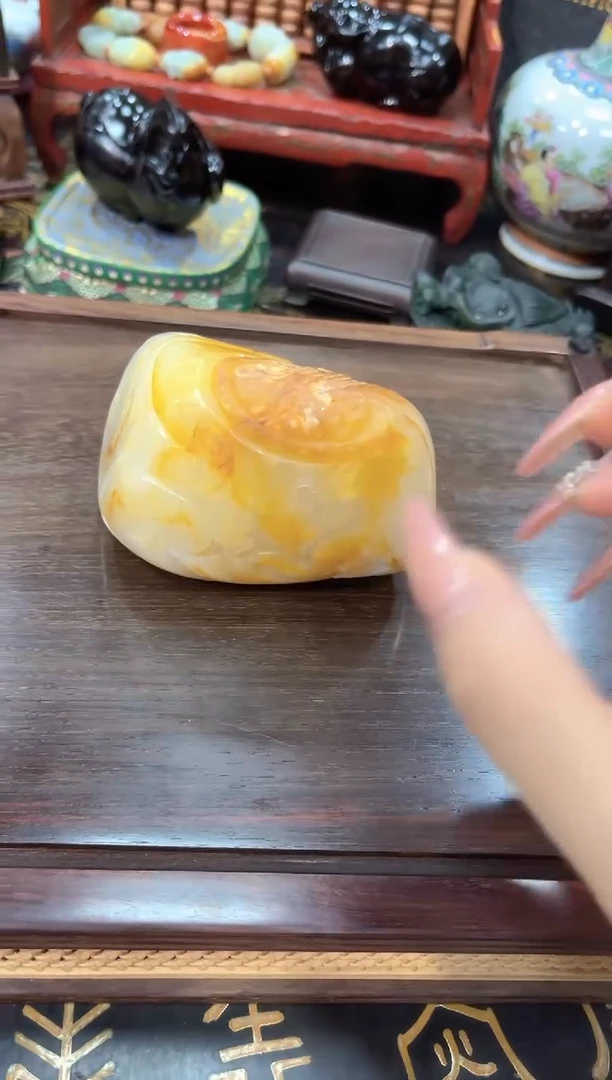 和田玉未镶嵌挂件摆件001