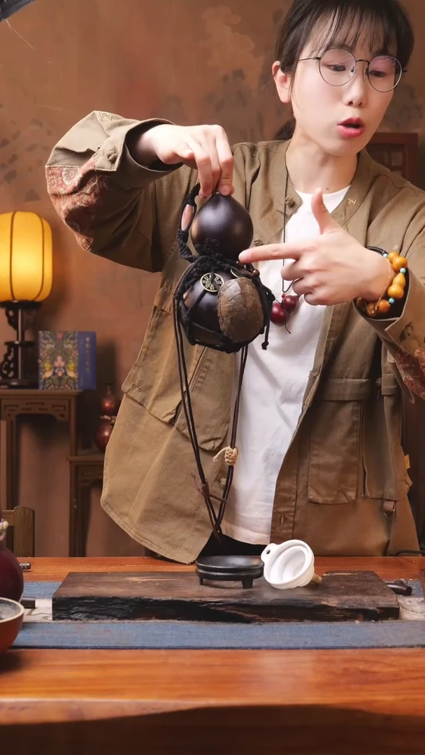 【闪购商品】464号精品大漆葫芦防腐防渗装水茶酒