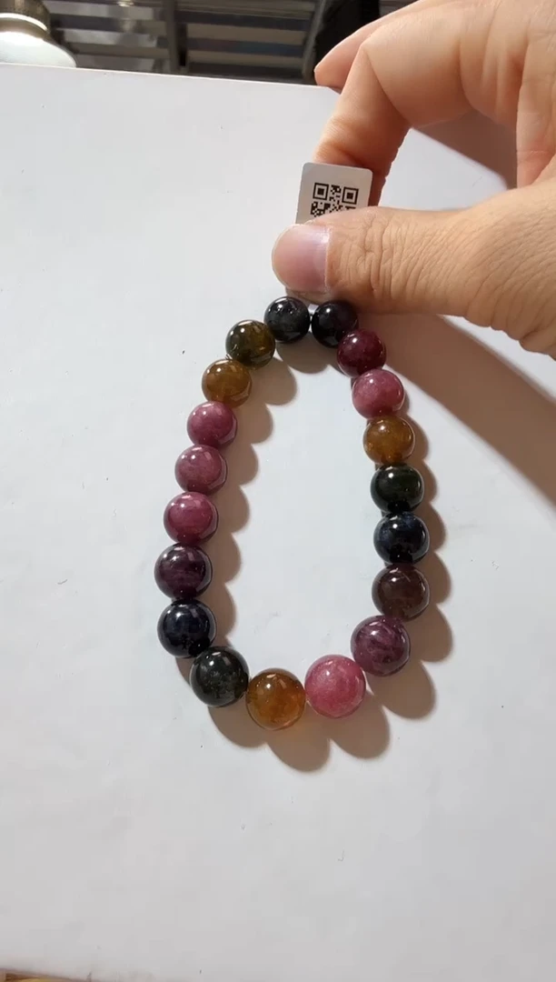 未镶嵌手链碧玺优0948 约10mm 多样性发一件
