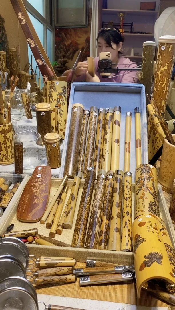 板**洋老云妃精品雕刻茶则一片