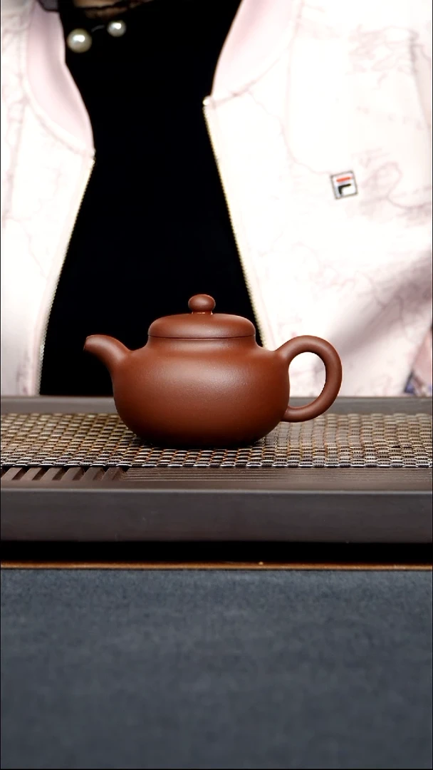 茶壶底槽青柿圆壶黄龙山原矿零添加底槽清全手工制作260毫升