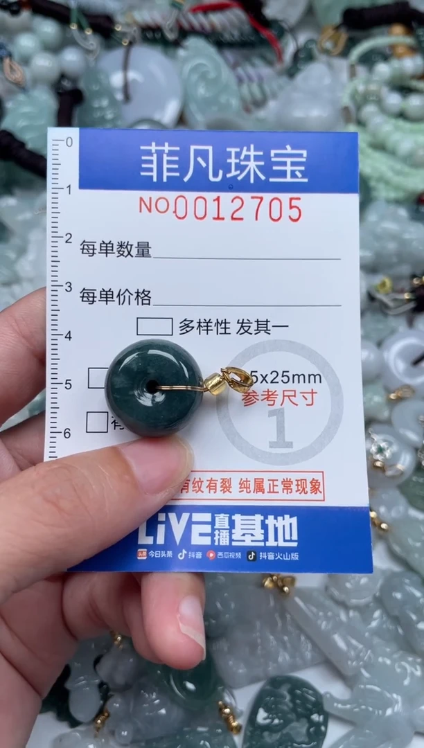 颈饰未镶嵌翡翠12705