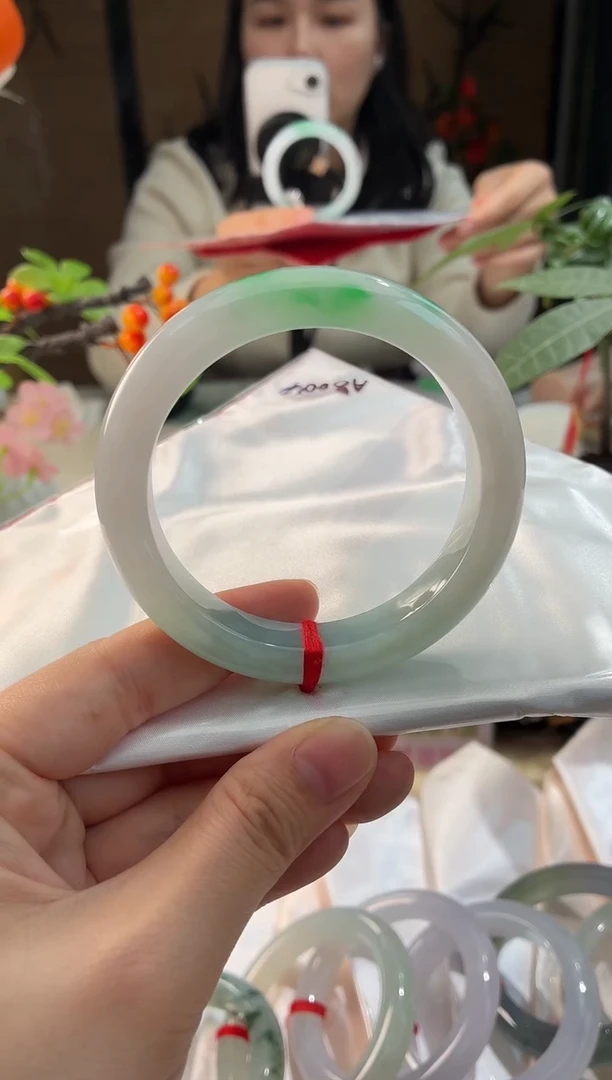 未镶嵌手镯翡翠28  翡翠手镯 56