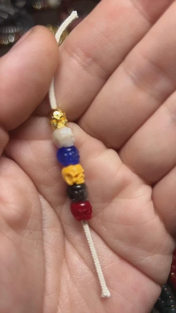 贝壳手串/手链汤*六彩骷髅套装