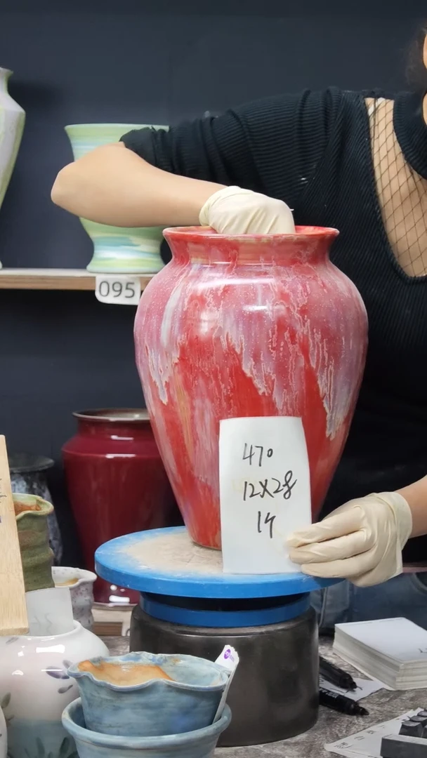 江西景德镇花盆微瑕470【无孔】