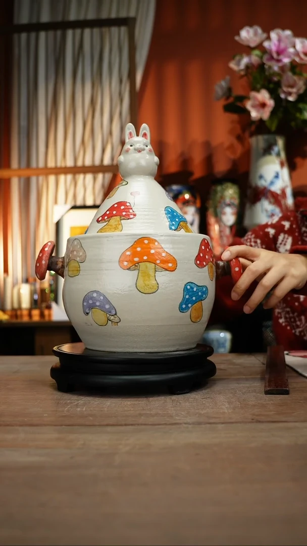 【简家甄选】景德镇设计师釉下手绘陶瓷