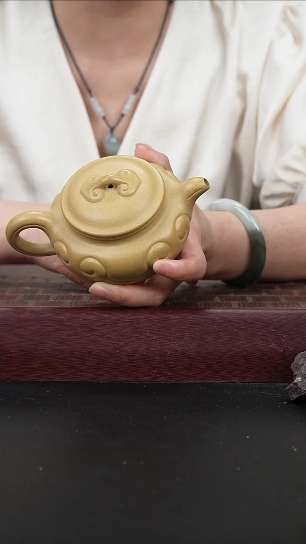 茶壶紫砂战旗 本绿如意仿古230CC