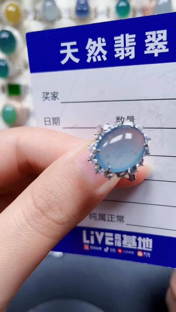 颈饰银S925镶嵌翡翠355